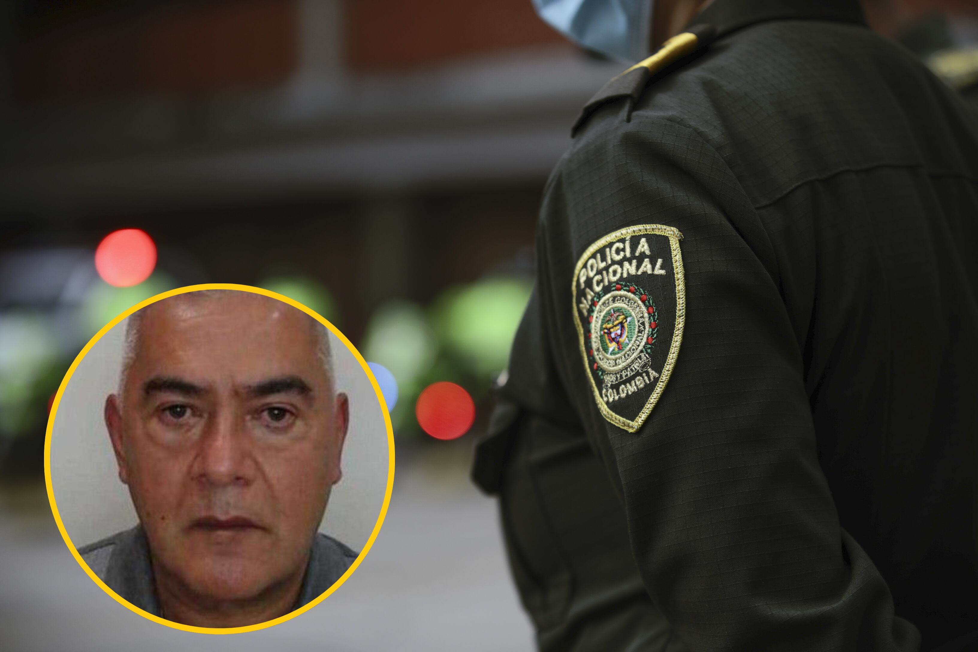 Policía Nacional y alias 'Papá Pitufo'. Foto: Getty Images / Juancho Torres