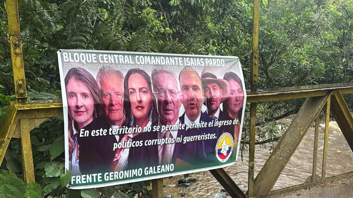 Gobernadora del Tolima rechaza pancarta intimidatoria contra dirigentes del Centro Democrático