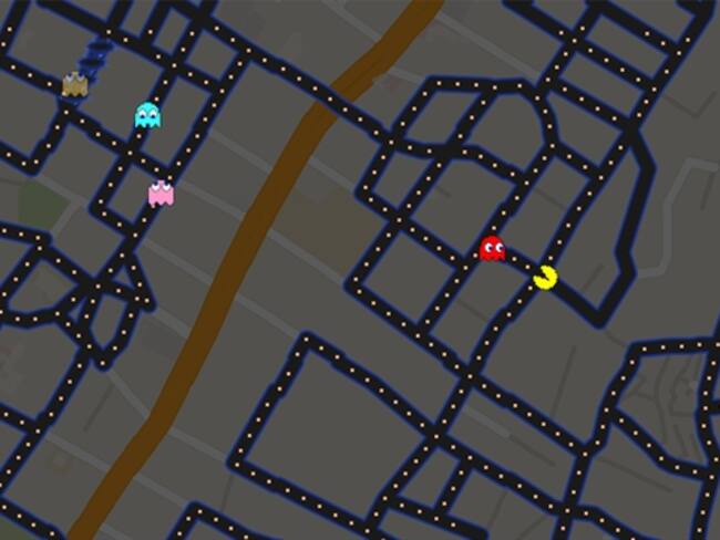 PacMan recorre las calles de Google Maps en April fools&#039; day