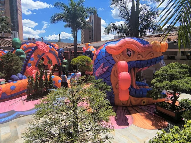 Exposición de Bonsái en Sandiego Medellín. Cortesía: Centro Comercial Sandiego.