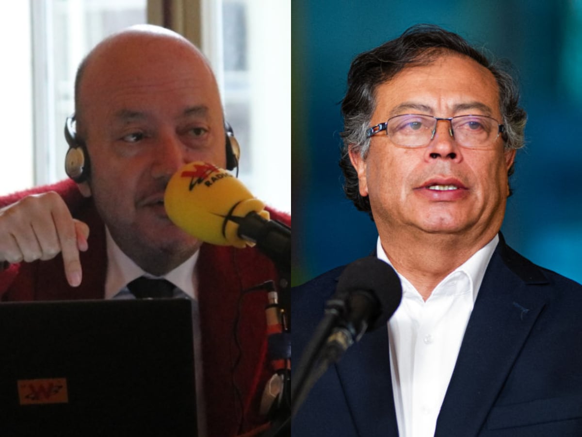 Julio Sánchez Cristo / Gustavo Petro (Foto: Sebastián Barros / Getty Images)