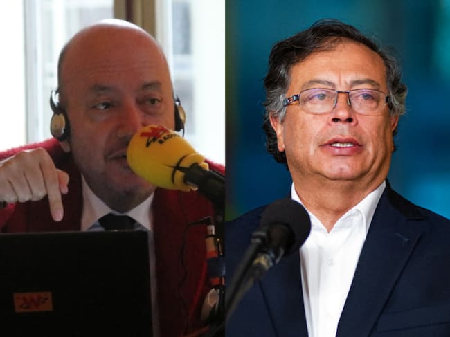 Julio Sánchez Cristo / Gustavo Petro (Foto: Sebastián Barros / Getty Images)