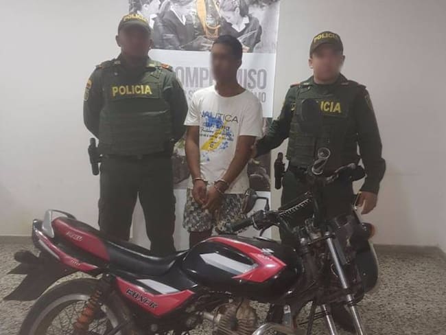 Tras las rejas, alias Zaporro, por hurto de motos en Cartagena