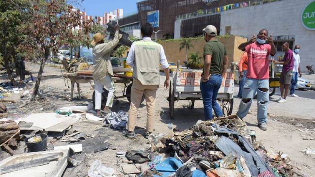 El EPA Cartagena reiteró aviso a las empresas constructoras para que hagan seguimiento a vehículos transportadores de residuos