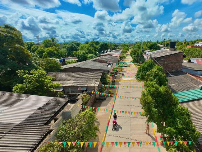 No fue una ni fueron dos: fueron tres calles las que entregó Yamil Arana en Mompox