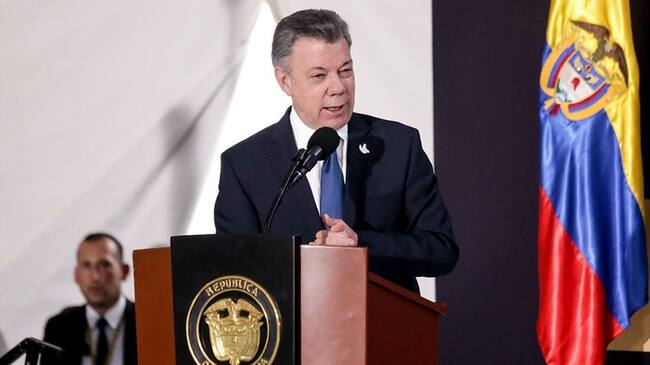 El presidente Juan Manuel Santos respondió cuestionario del CNE sobre Odebrecht. Foto: Colprensa
