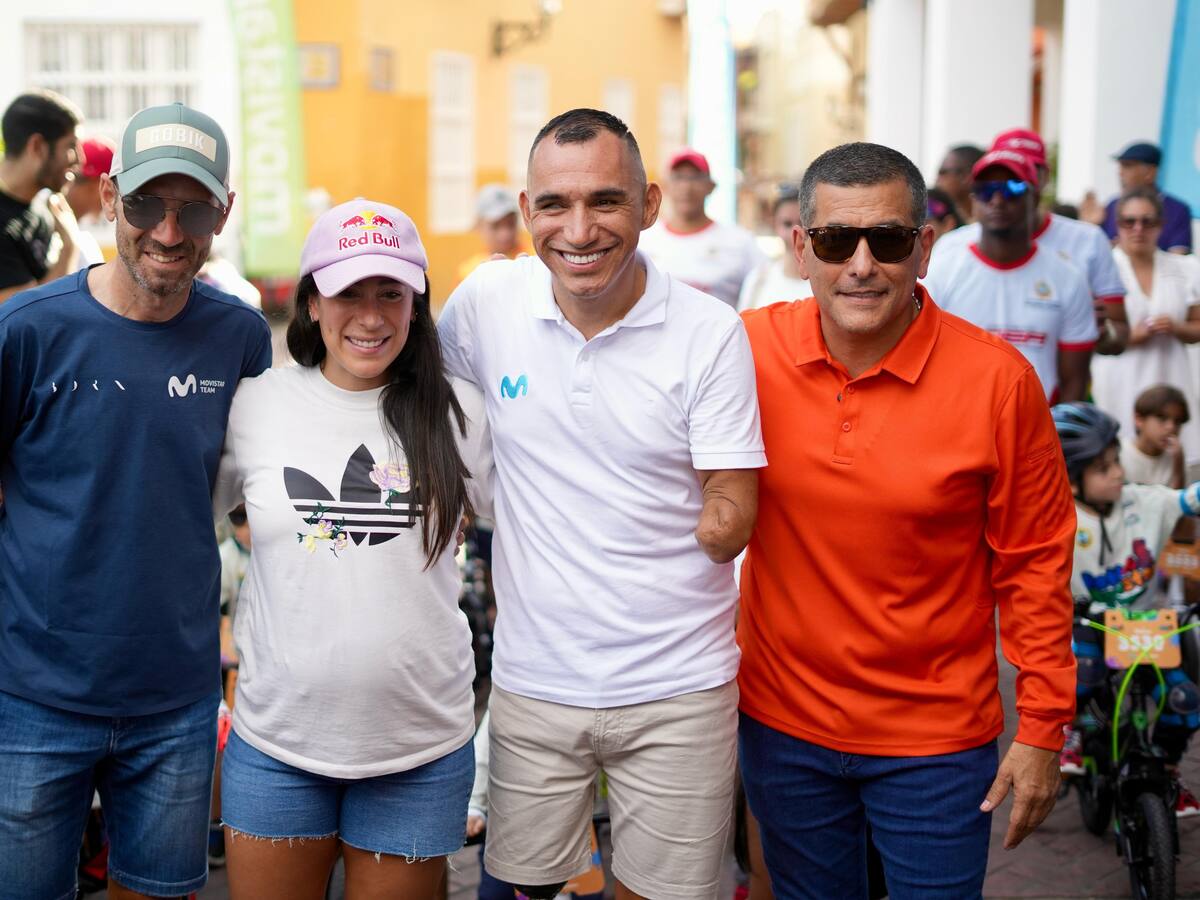 En Cartagena grandes del ciclismo participaron en conversatorio del Reto Movistar