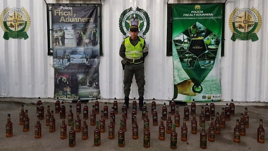 La mercancía de origen extranjero no contaba con documentos legales para su ingreso al territorio nacional. Foto: Cortesía/ Policía.