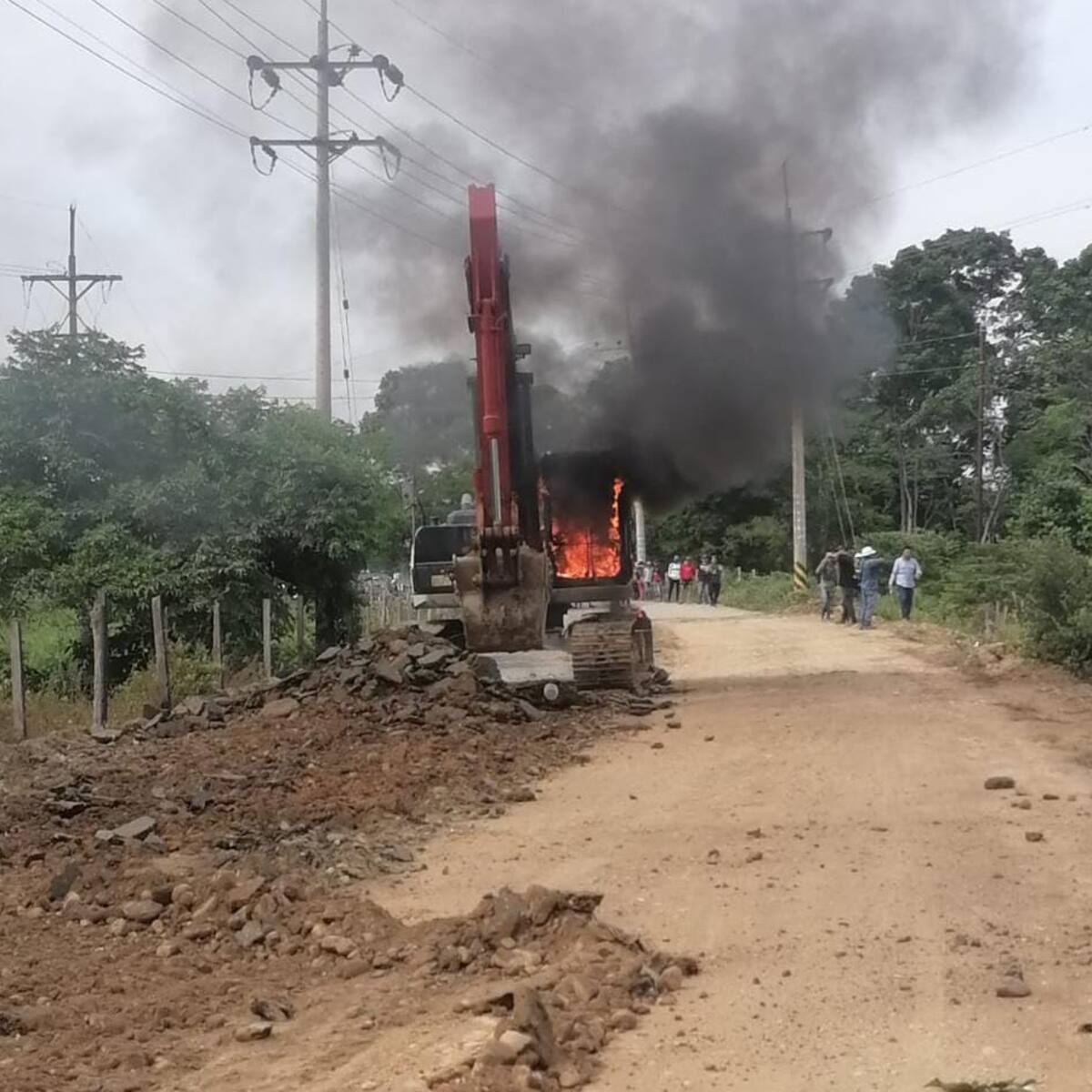 Se reanudó la obra vial Cúcuta - Tibú