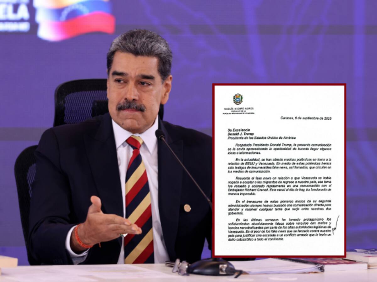 Carta a Trump: Nicolás Maduro responsabiliza a Colombia por el 95% del narcotráfico regional