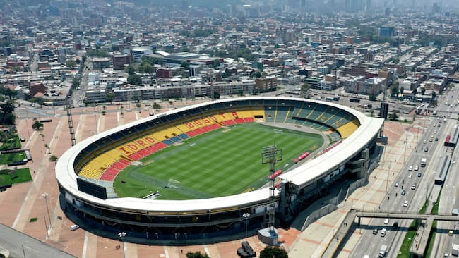 Estadio Nemesio Camacho El Campín de Bogotá (Foto vía Getty Images)