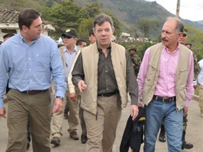 Presidente Santos encabeza consejo de ministros en Toribío, Cauca