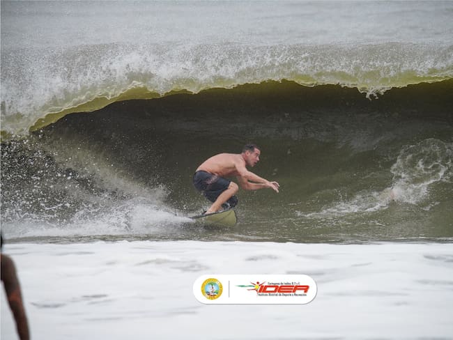 Con el repliegue del mar de leva llegó a su fin campeonato de surf relámpago en Cartagena