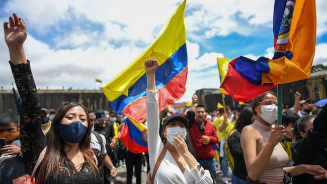 Protestas en Colombia