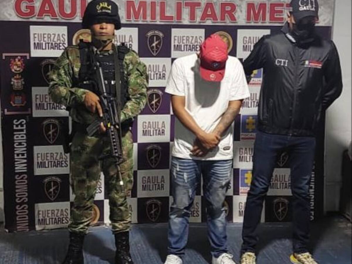 Gaula Militar Meta captura a hombre que extorsionaba mediante modalidad de sexting