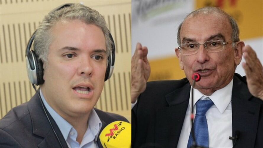 Iván Duque y Humberto de la Calle. Foto: