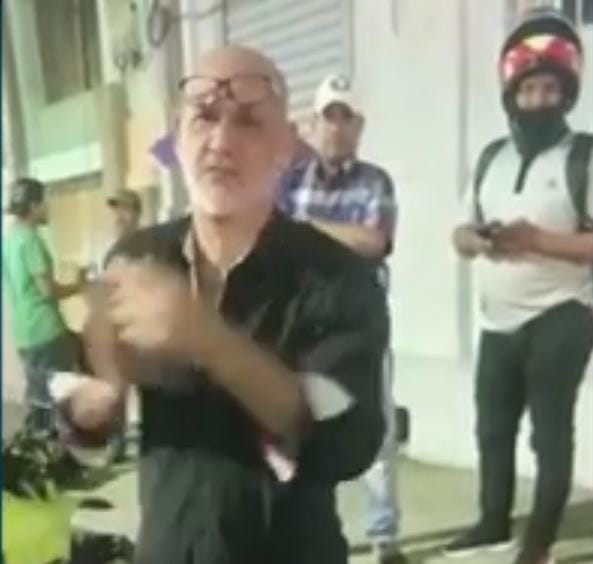 Tomado de video en redes sociales