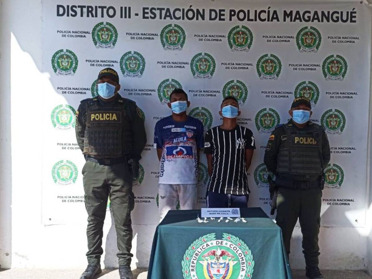 Policía en Magangué pone tras las rejas a dos presuntos jíbaros