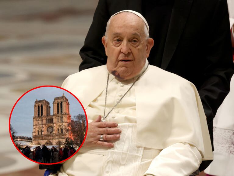 Papa Francisco y Capilla Notre Dame/ vía Getty Images