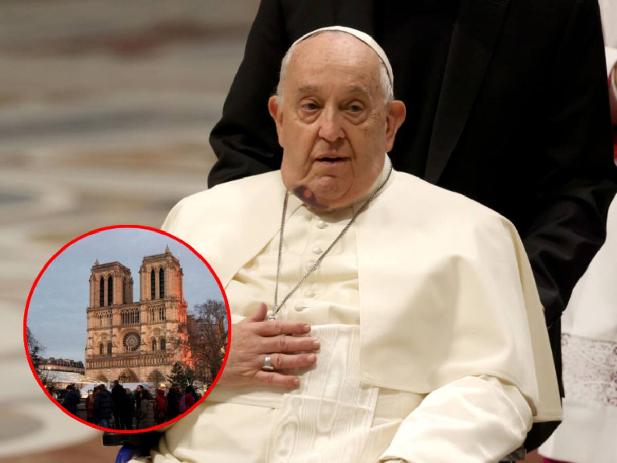 El papa Francisco se pronunció frente a la reapertura de la Notre Dame
