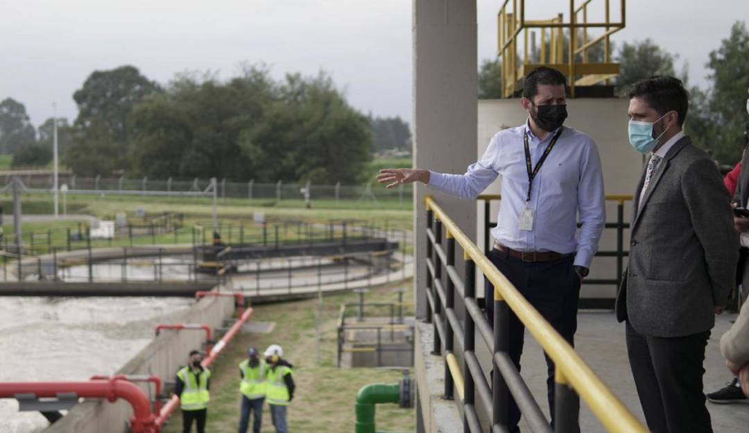 Planta de tratamiento de aguas residuales Aeropuerto El Dorado. Foto: Cortesía MinAmbiente.