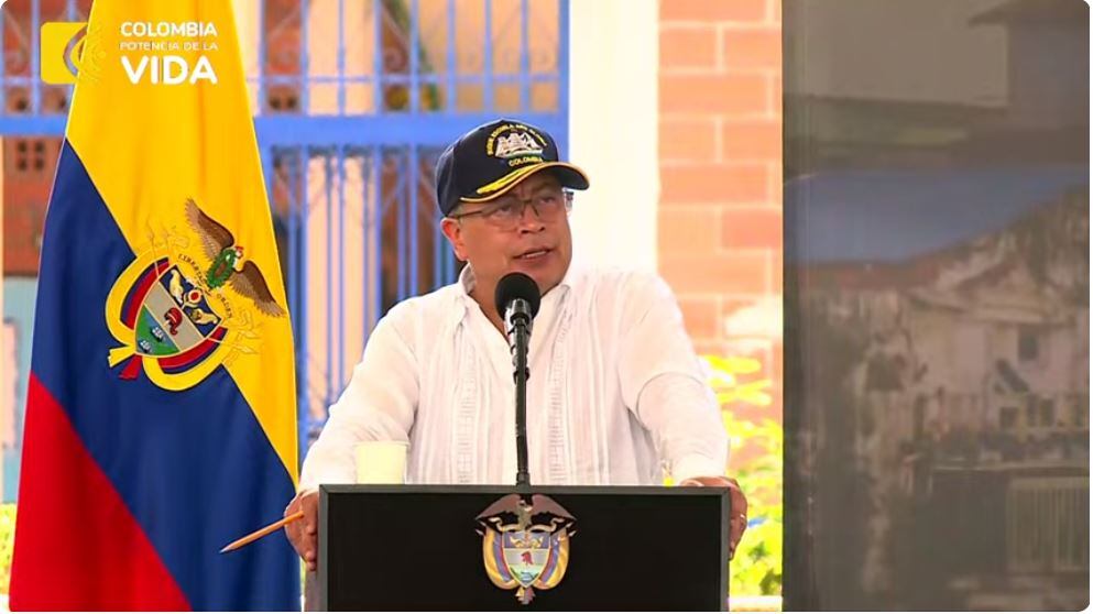 Gustavo Petro, presidente de Colombia- foto presidencia