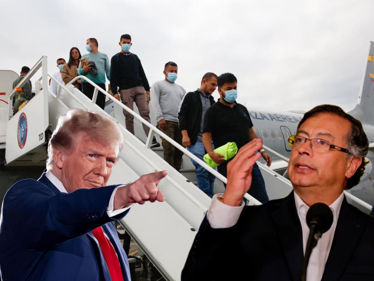 Trump: Colombia pidió perdón por vuelos de deportación y sus autoridades actuaron bien