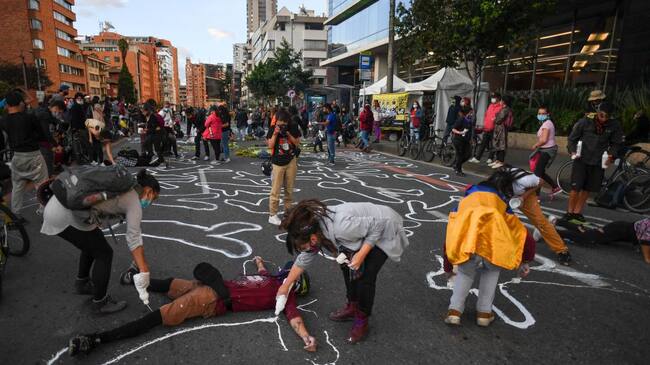 Protestas en Colombia