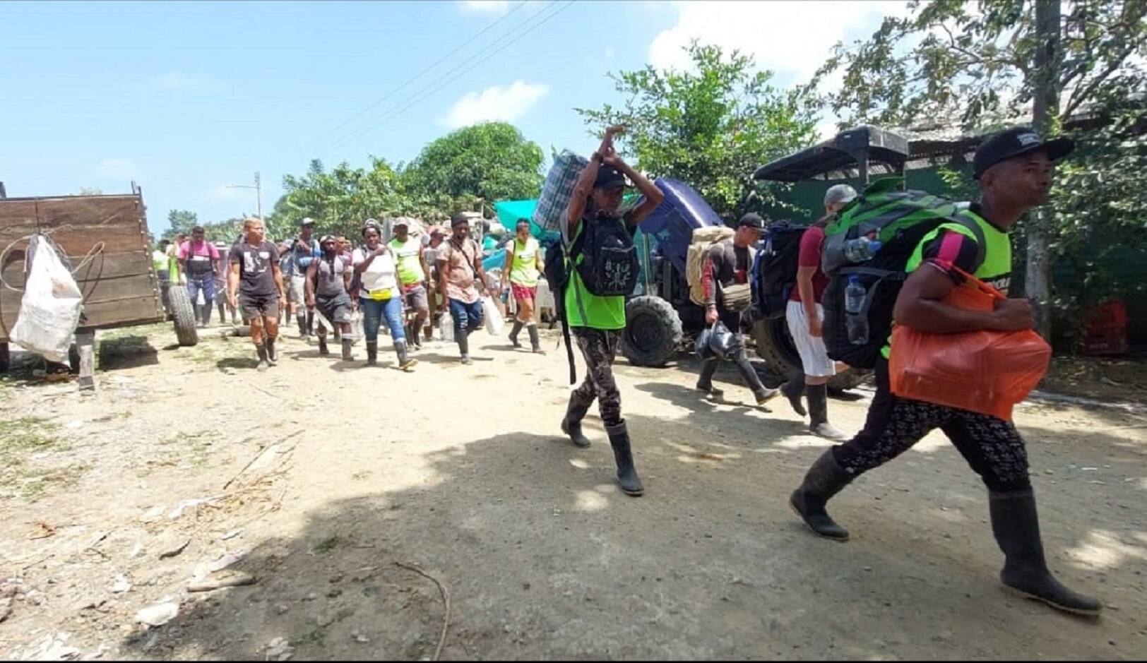 Migrantes en Capurganá- foto Archivo Caracol Radio