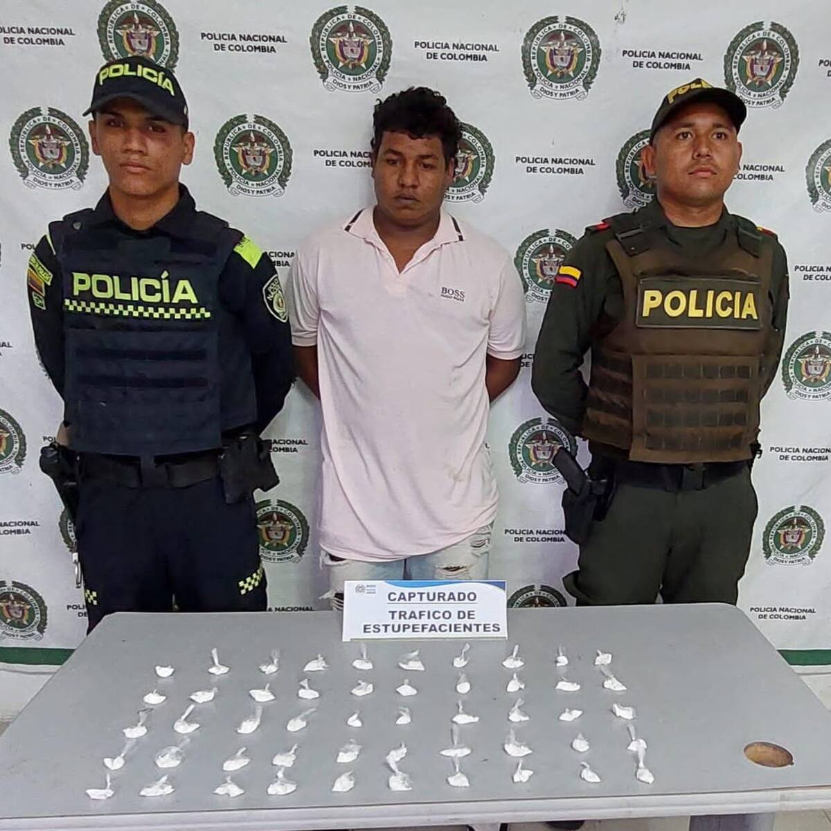 ‘Gordo cilindro’ fue capturado en Arjona por presunto tráfico de drogas