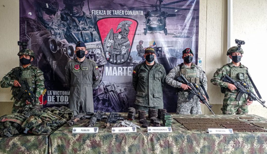 Las operaciones militares se desarrollaron en zona rural del municipio de Santa Rosa del Sur