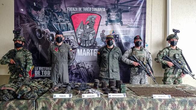 Las operaciones militares se desarrollaron en zona rural del municipio de Santa Rosa del Sur