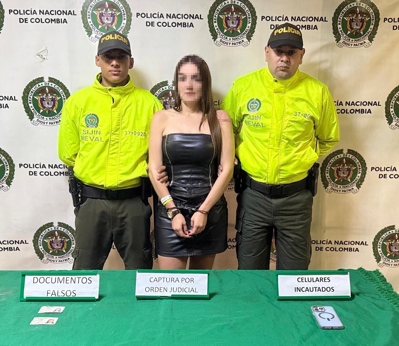 La mujer estaba cumpliendo una medida de prisión domiciliaria por una condena del año 2022. Foto: Alcaldía de Medellín.
