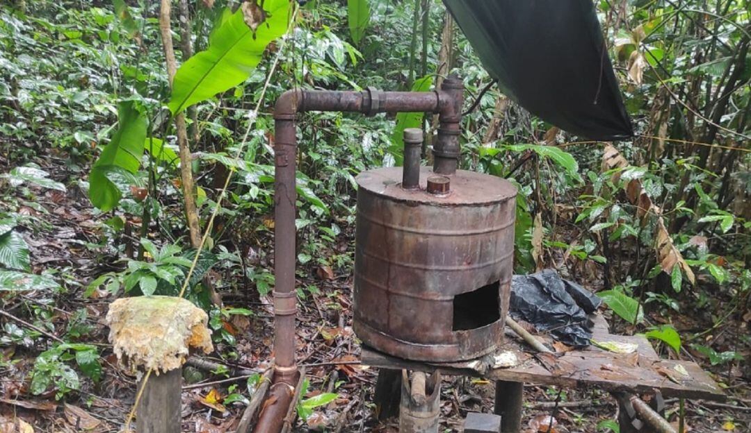 En lo corrido del 2022 han sido ubicados 36 laboratorios para el procesamiento de sustancias ilícitas. 