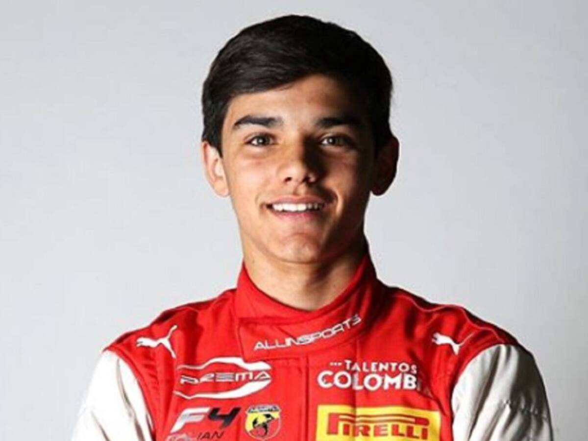 Sebastián Montoya: "Mi sueño es ser campeón de la Fórmula 1"