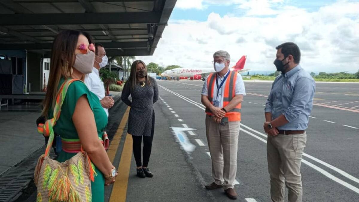 Aerocivil aprobó los protocolos de bioseguridad del aeropuerto el Edén