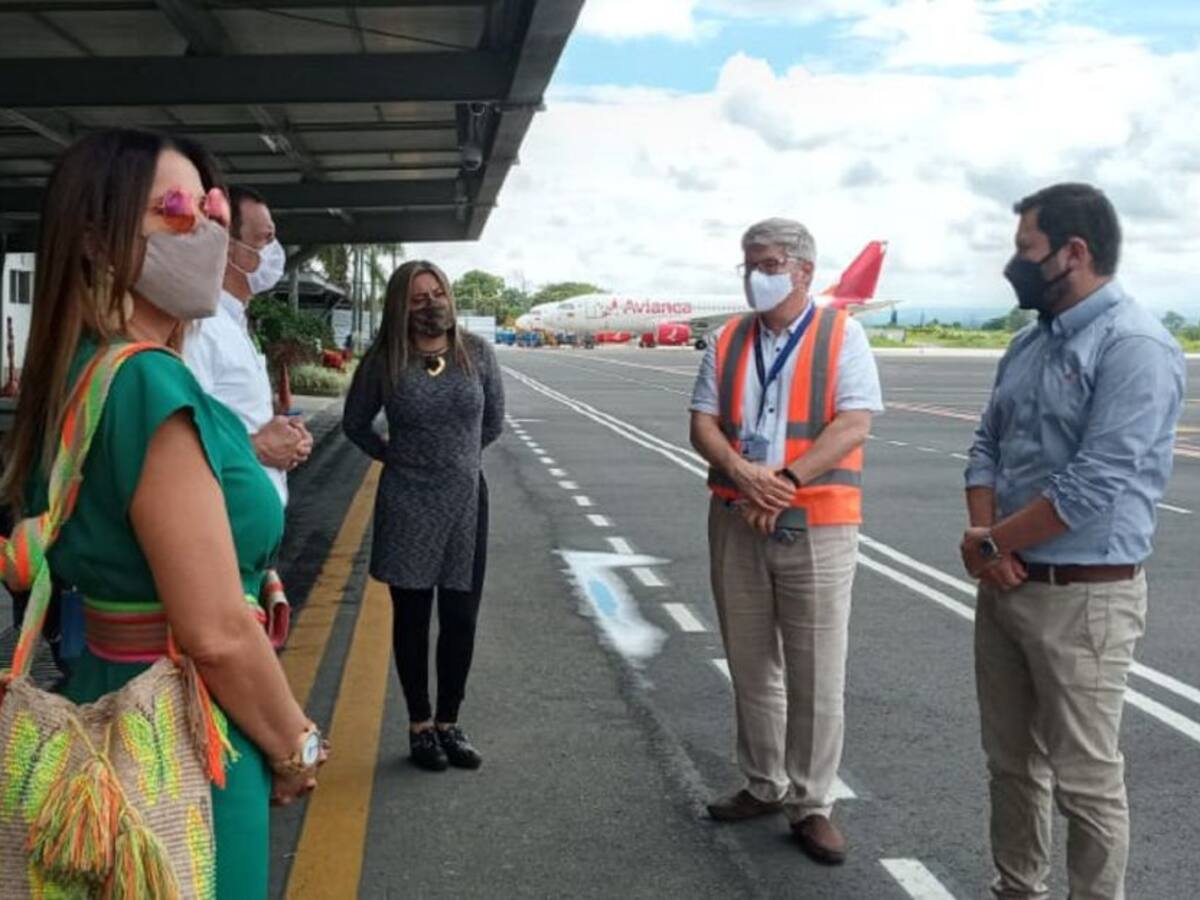 Aerocivil aprobó los protocolos de bioseguridad del aeropuerto el Edén