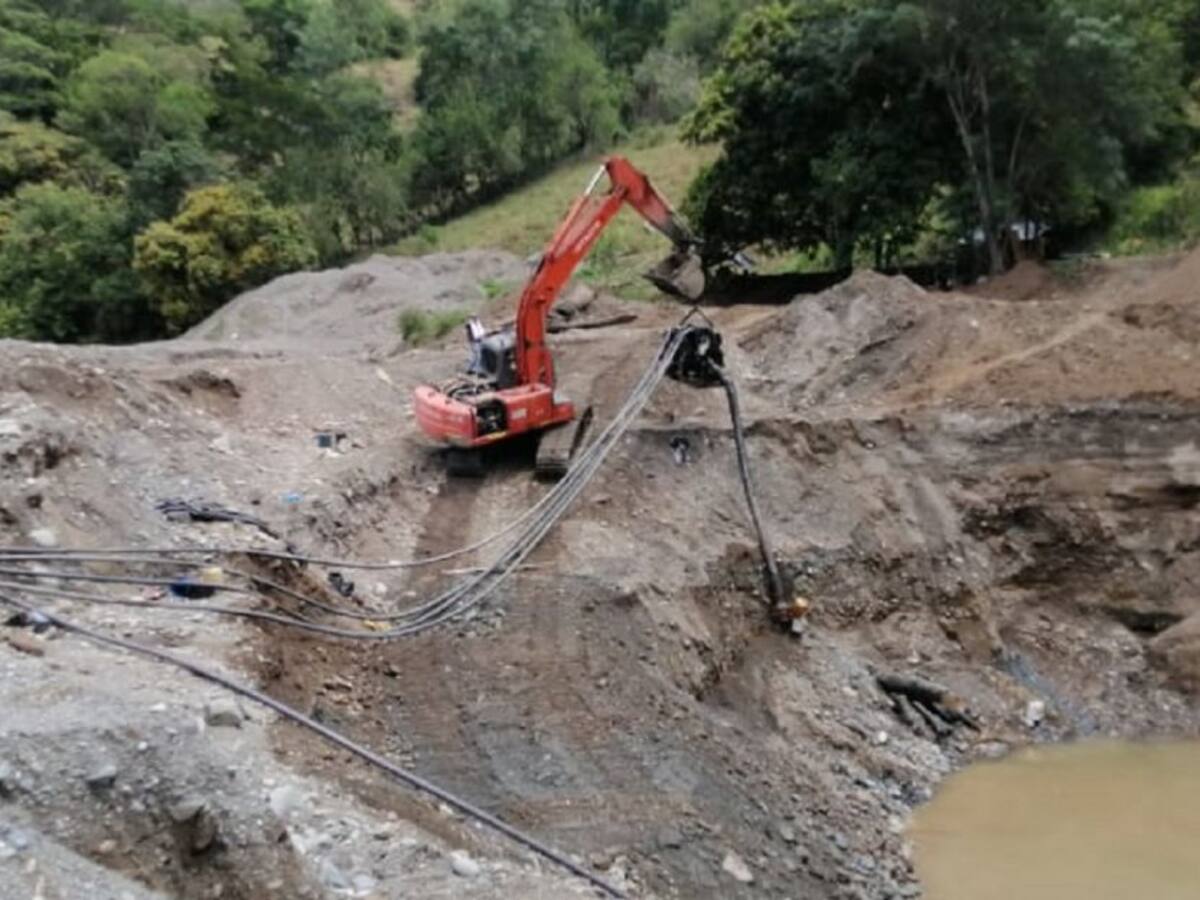 Capturan en Aguadas a 12 personas por minería ilegal