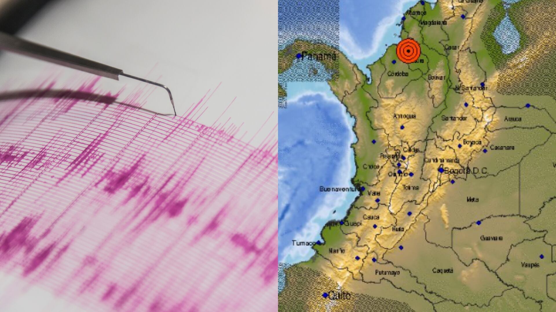 Temblor Caribe colombiano - Getty Images y SGC