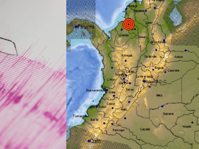 Temblor Caribe colombiano - Getty Images y SGC