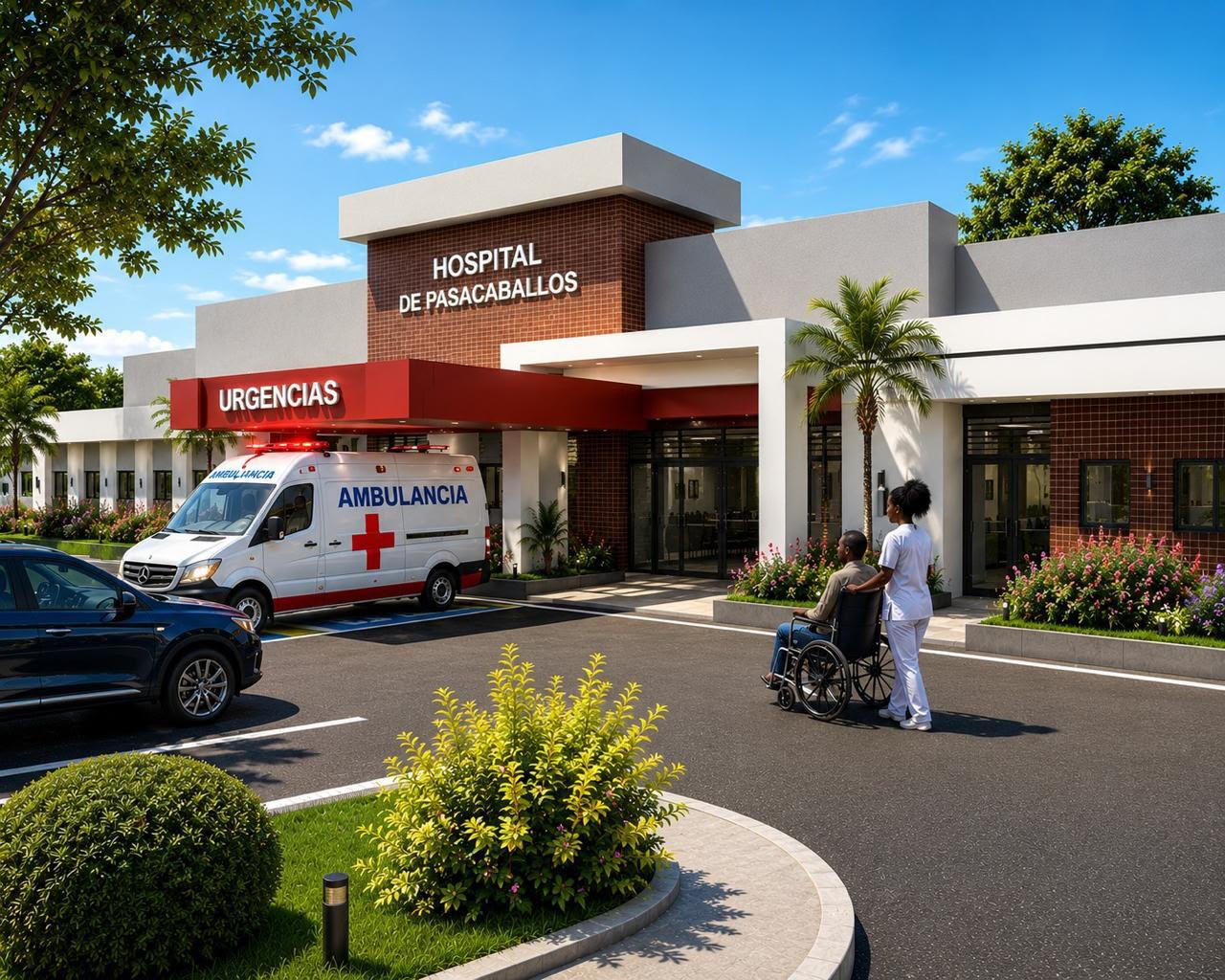 Render Hospital de Pasacaballos. // Alcaldía de Cartagena