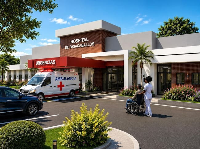 Render Hospital de Pasacaballos. // Alcaldía de Cartagena