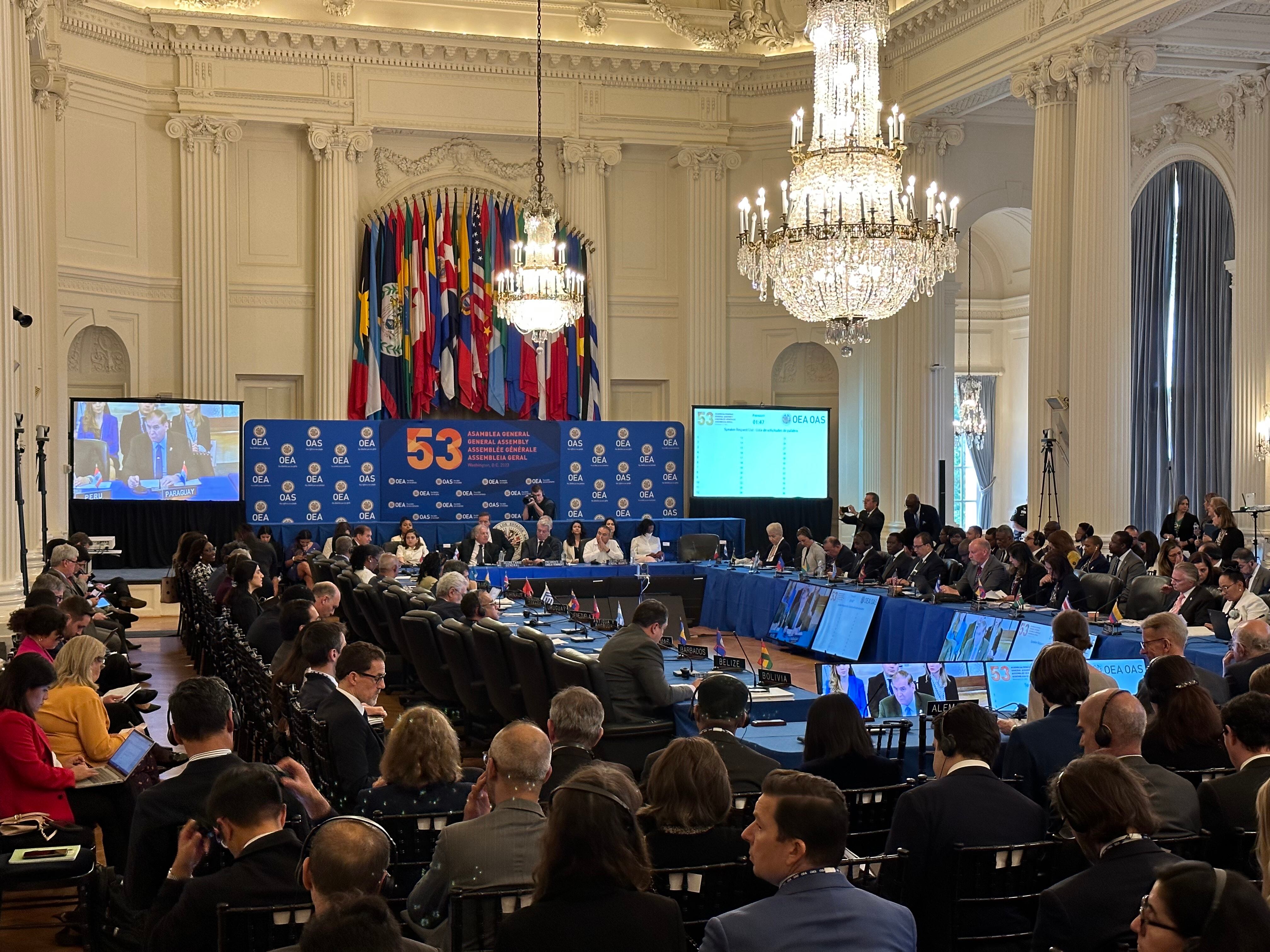 Almagro: Falta mucho para que países de la región hagan realidad los beneficios de la democracia. Foto: Diana Castrillón, Caracol Radio