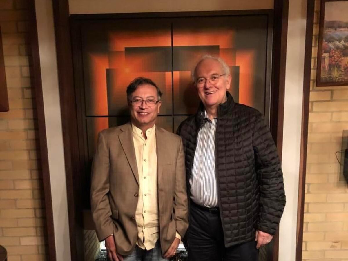 Gustavo Petro y José Antonio Ocampo. (Proporcionada por: Diana Alvarado)