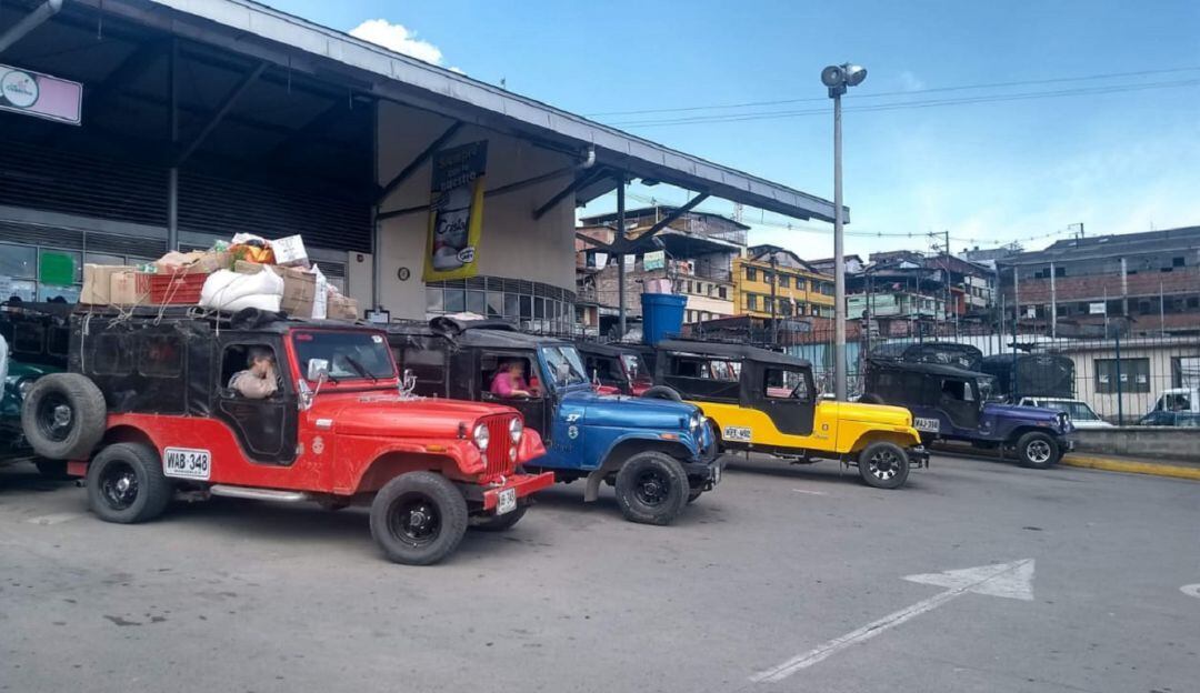 Terminal de Transporte Mixta de Manizales. Imagen de archivo