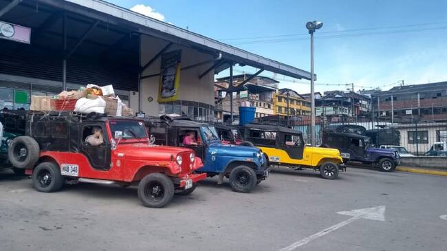 Terminal de Transporte Mixta de Manizales. Imagen de archivo