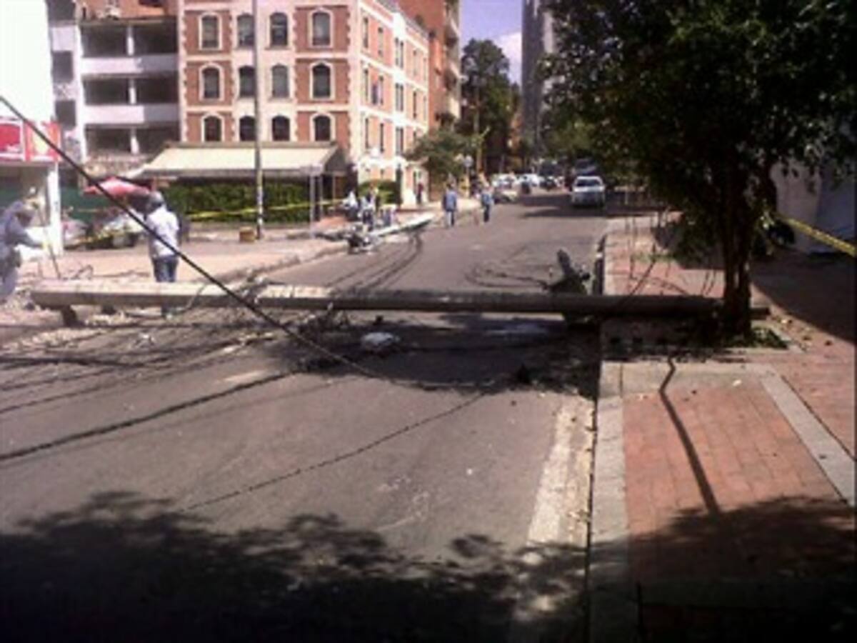 Accidente de conductor borracho dejó sin luz a exclusivo sector del norte de Bogotá
