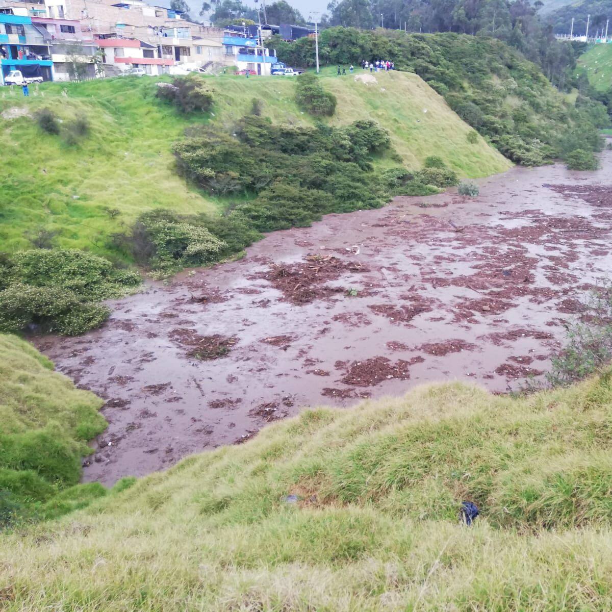 Alerta en Pasto por avalancha en quebrada Jamondino