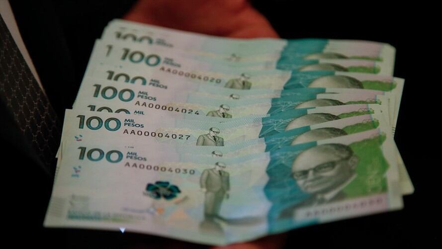 Presentación del billete de $100.000. Foto: Colprensa