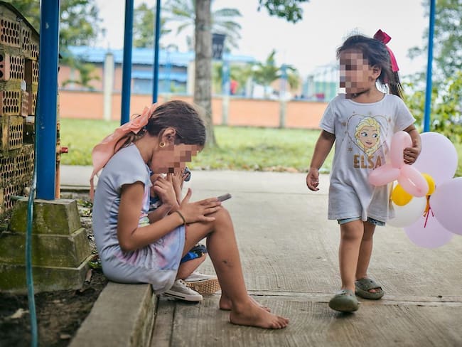 Desplazados en el albergue Papa Francisco de Tibú. / Foto: Instituto Colombiano de Bienestar Familiar.